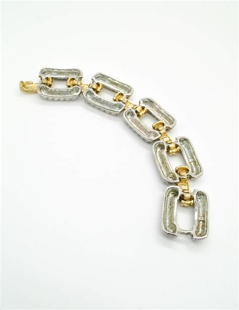 vintage givenchy hinged twisted bracelet|vintage givenchy jewelry marks.